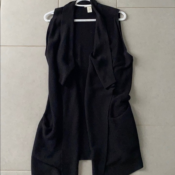 Knit long vest - Picture 2 of 3